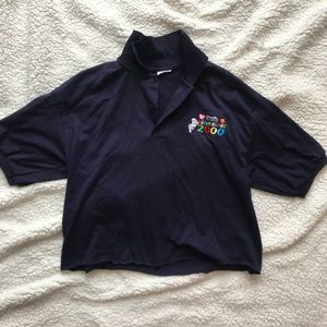 Vintage cropped Beanie Babies tee